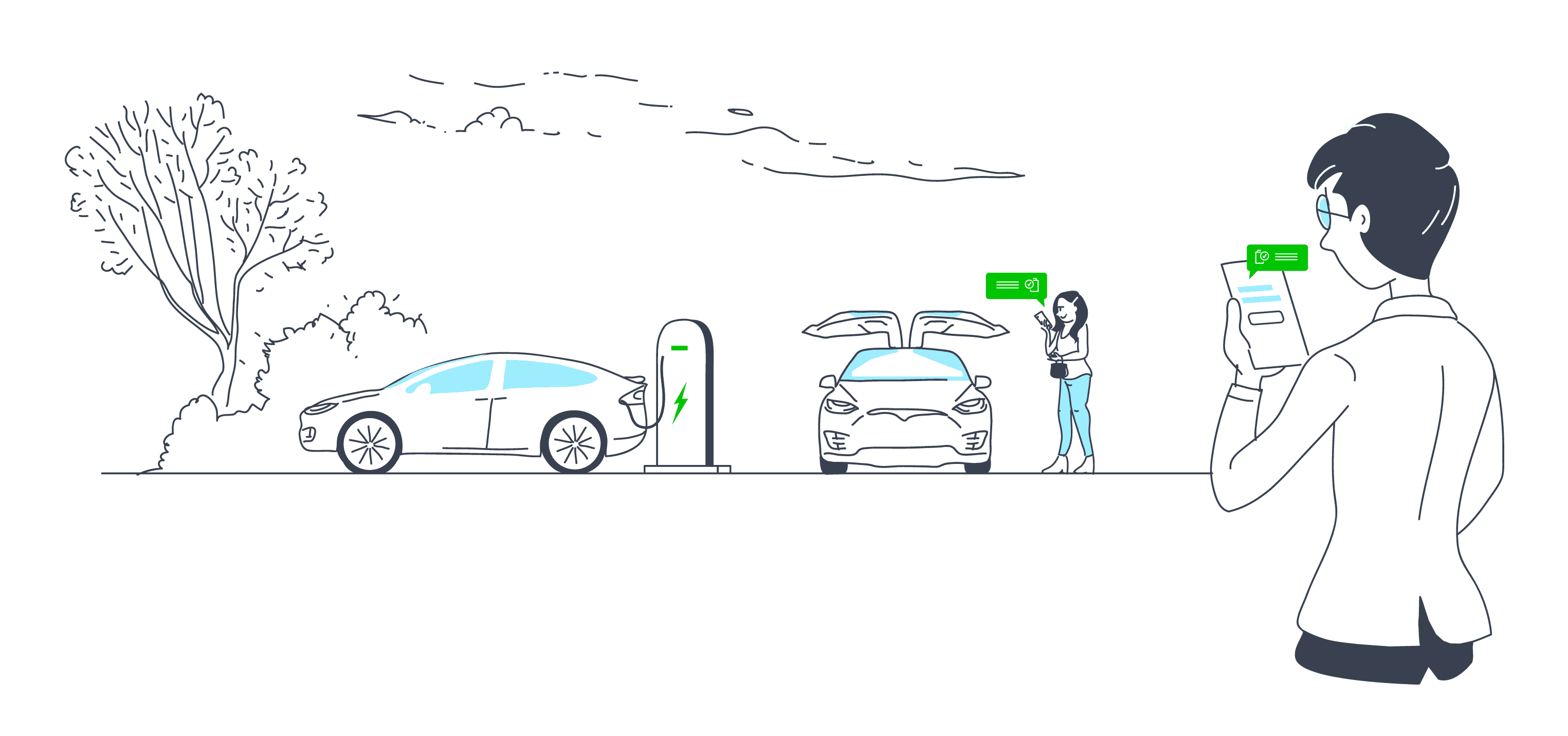 Your destination with peace of mind for vehicle charging